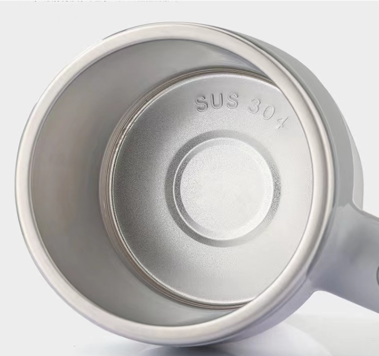 Portable Automatic Stirring Stainless Steel Coffee Mug
