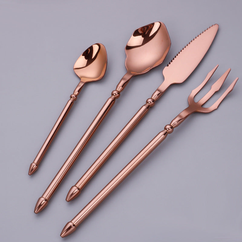 304 Stainless Steel Cutlery Set for Western Dining (4pcs)