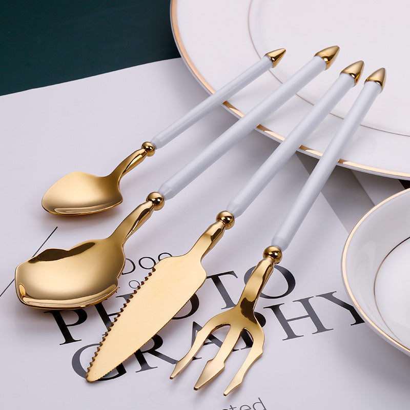 304 Stainless Steel Cutlery Set for Western Dining (4pcs)